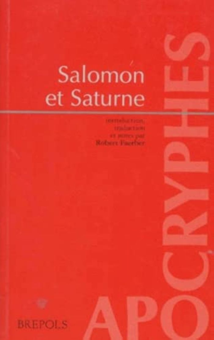 Couverture du livre « SALOMON ET SATURNE », librairie Les Contes Infusés à Corte