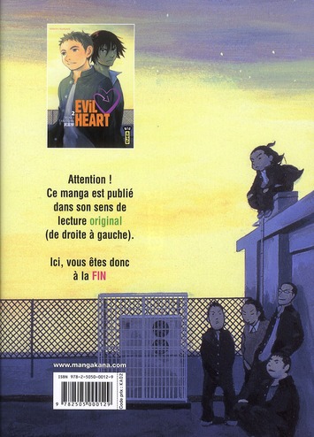 Quatrième de couverture de « EVIL HEART - TOME 2 »