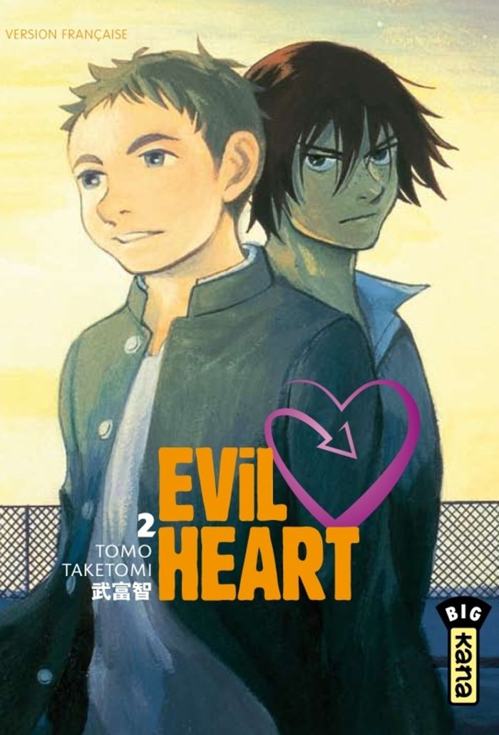 Couverture du livre « EVIL HEART - TOME 2 » de Taketomi Tomo, librairie Les Contes Infusés à Corte