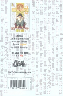 Quatrième de couverture de « DEATH NOTE - TOME 2 »