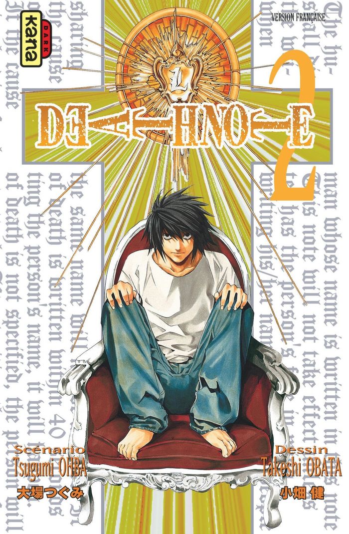Couverture du livre « DEATH NOTE - TOME 2 », librairie Les Contes Infusés à Corte