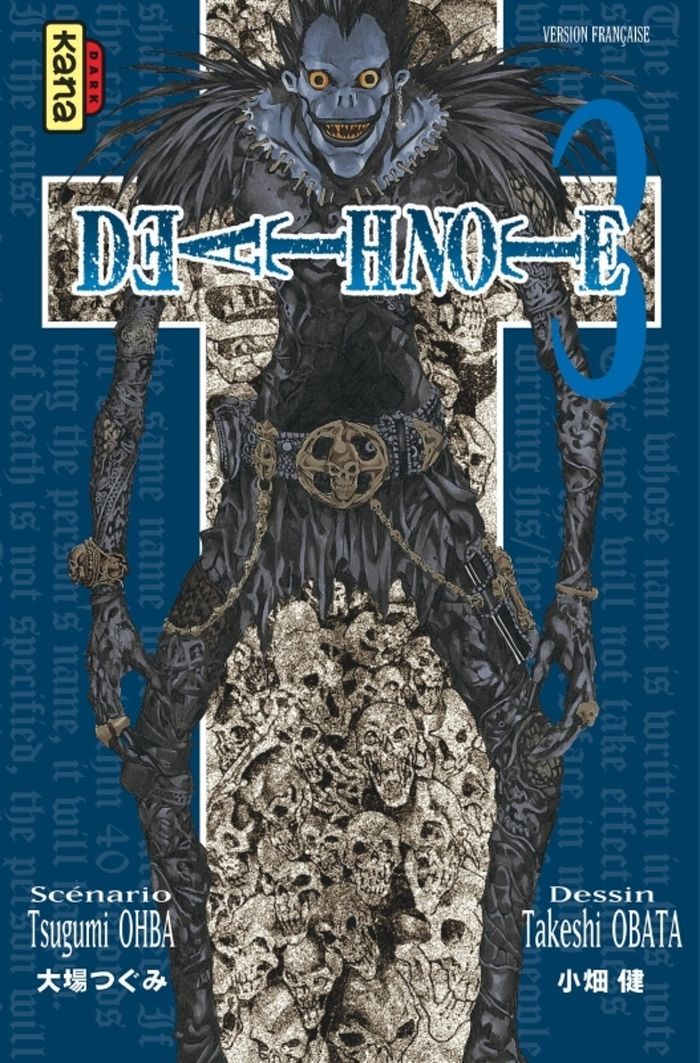 Couverture du livre « DEATH NOTE - TOME 3 » de Ohba Tsugumi, librairie Les Contes Infusés à Corte