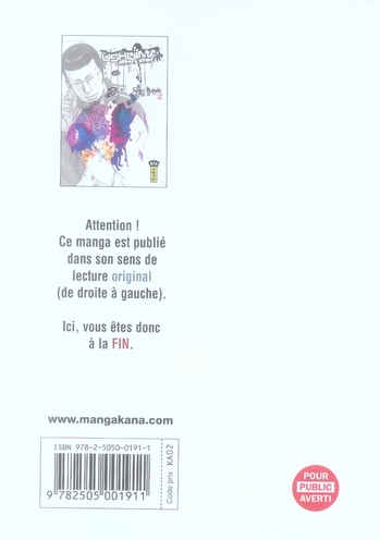 Quatrième de couverture de « USHIJIMA, L'USURIER DE L'OMBRE - TOME 2 »