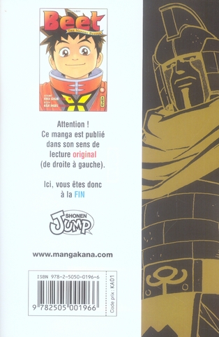 Quatrième de couverture de « BEET THE VANDEL BUSTER - TOME 8 »