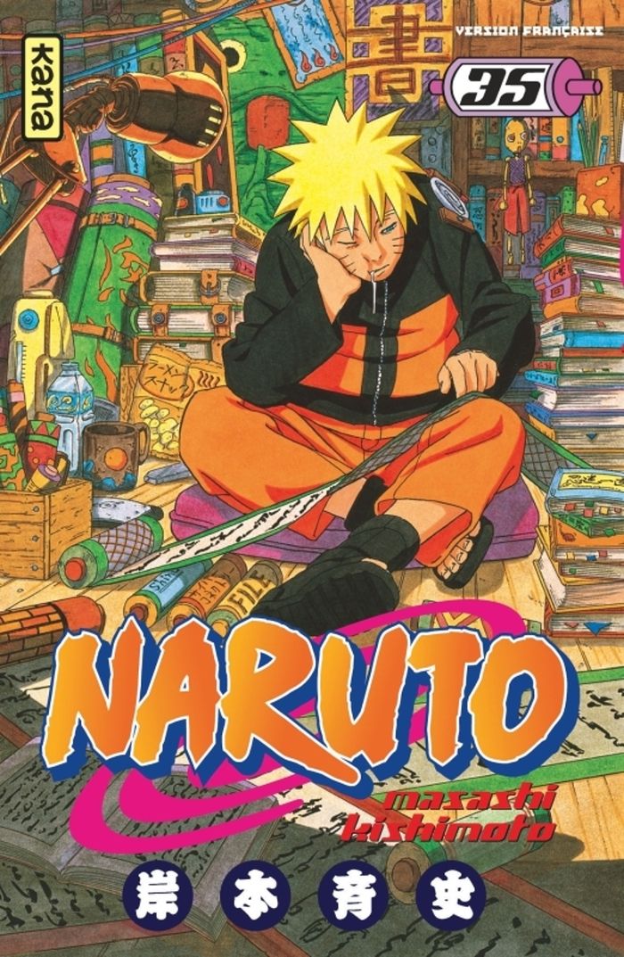 Couverture du livre « Naruto » de Masashi Kishimoto, librairie Les Contes Infusés à Corte