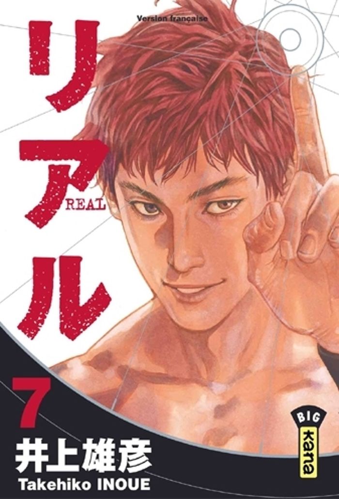 Couverture du livre « Real » de Takehiko Inoue, librairie Les Contes Infusés à Corte