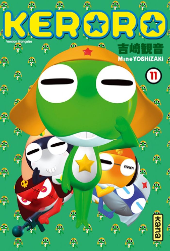 Couverture du livre « SERGENT KERORO - TOME 11 » de Yoshizaki Mine, librairie Les Contes Infusés à Corte
