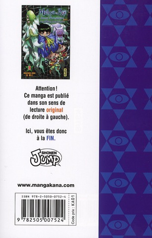 Quatrième de couverture de « MUHYO & ROJI - TOME 11 »