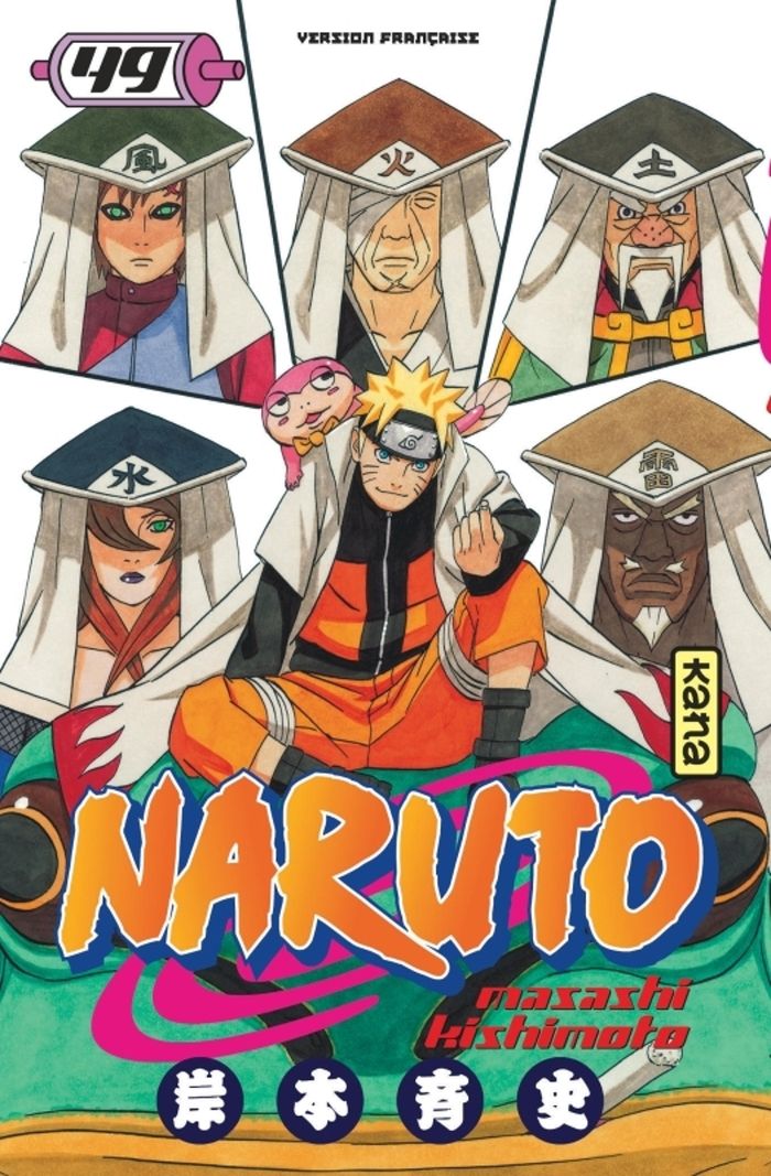Couverture du livre « Naruto » de Masashi Kishimoto, librairie Les Contes Infusés à Corte