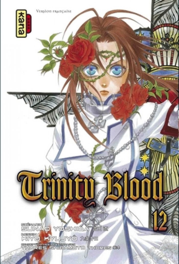 Couverture du livre « TRINITY BLOOD - TOME 12 » de Kyujo Kiyo, librairie Les Contes Infusés à Corte