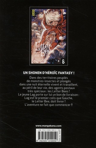 Quatrième de couverture de « LETTER BEE - TOME 8 »