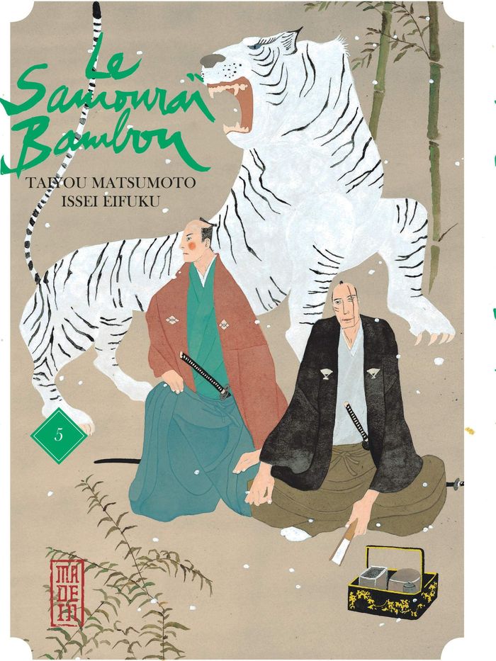 Couverture du livre « LE SAMOURAI BAMBOU - TOME 5 » de Matsumoto Taiyo, librairie Les Contes Infusés à Corte