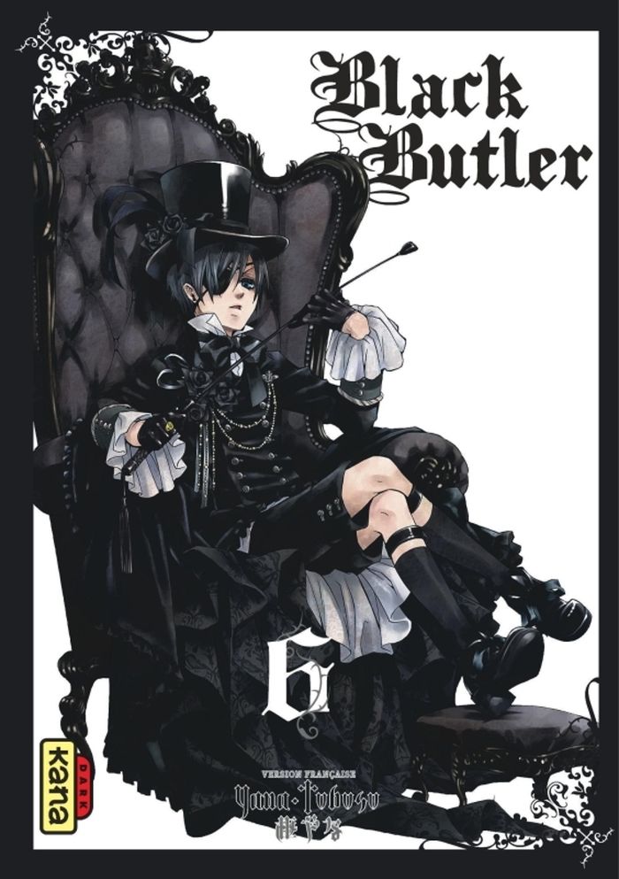 Couverture du livre « Black Butler » de Yana Toboso, librairie Les Contes Infusés à Corte