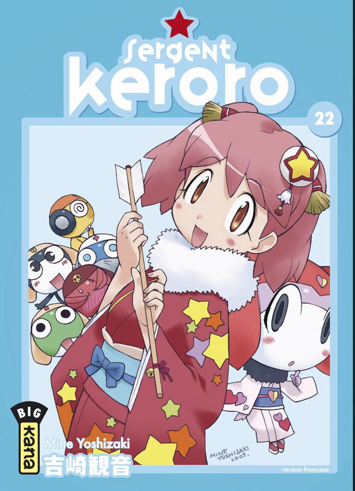 Couverture du livre « SERGENT KERORO - TOME 22 » de Yoshizaki Mine, librairie Les Contes Infusés à Corte