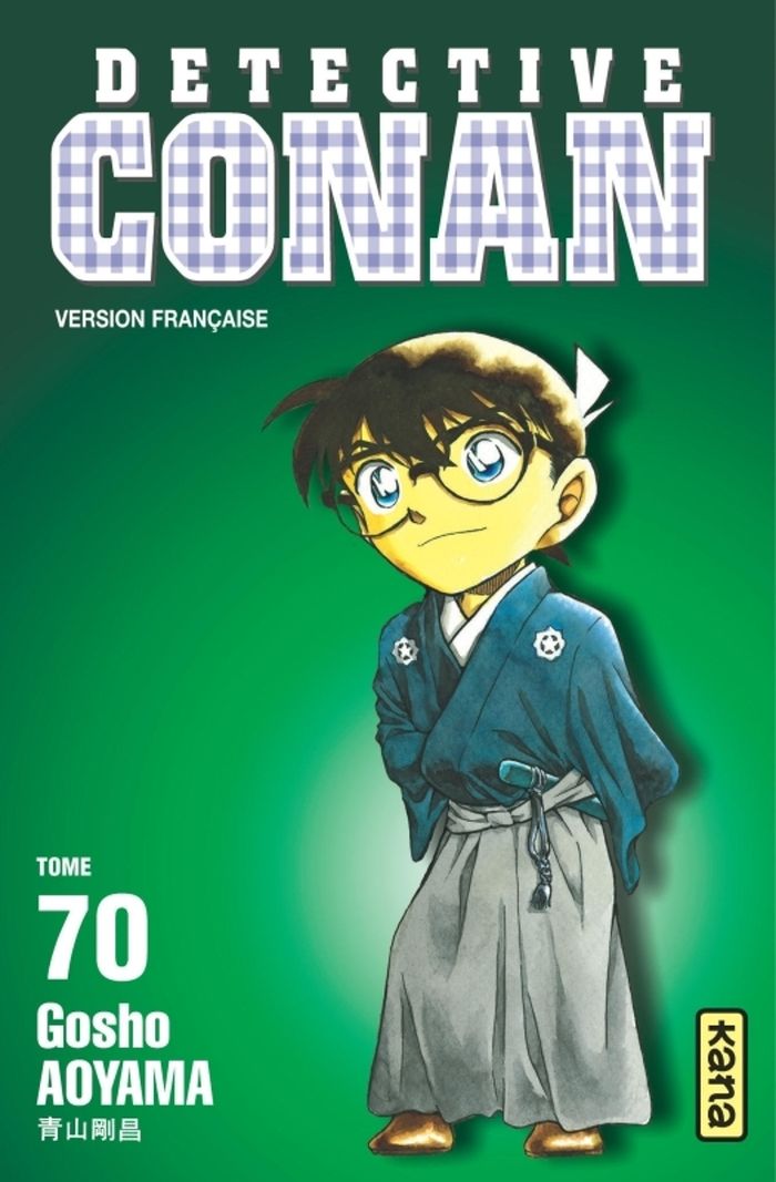 Couverture du livre « DETECTIVE CONAN - TOME 70 » de Aoyama Gosho, librairie Les Contes Infusés à Corte