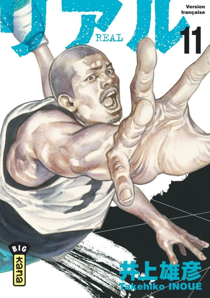 Couverture du livre « Real » de Takehiko Inoue, librairie Les Contes Infusés à Corte