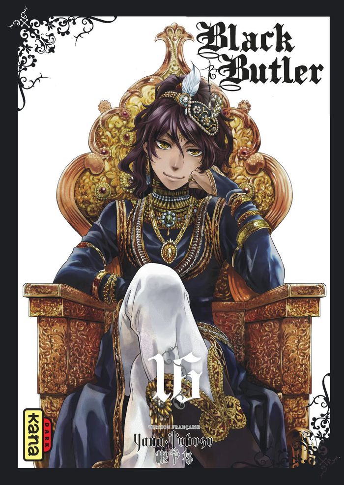 Couverture du livre « Black butler » de Yana Toboso, librairie Les Contes Infusés à Corte