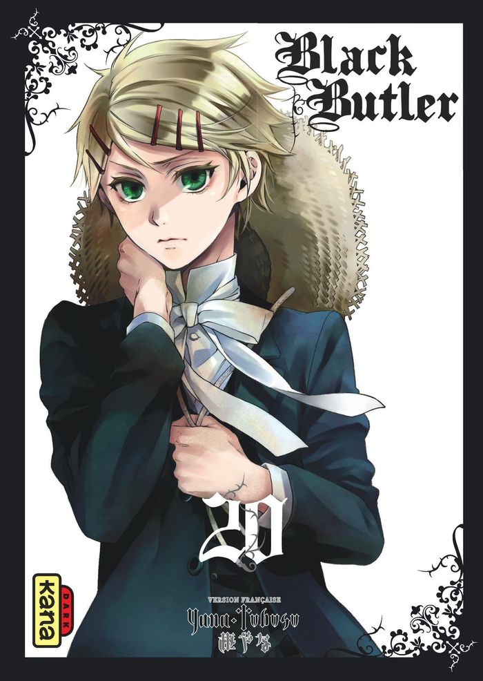 Couverture du livre « Black butler » de Yana Toboso, librairie Les Contes Infusés à Corte