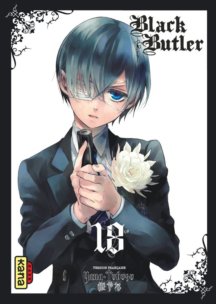 Couverture du livre « Black butler » de Yana Toboso, librairie Les Contes Infusés à Corte