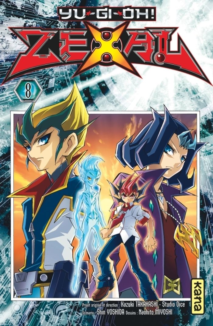 Couverture du livre « YU-GI-OH! ZEXAL - TOME 8 » de Takahashi Kazuki, librairie Les Contes Infusés à Corte