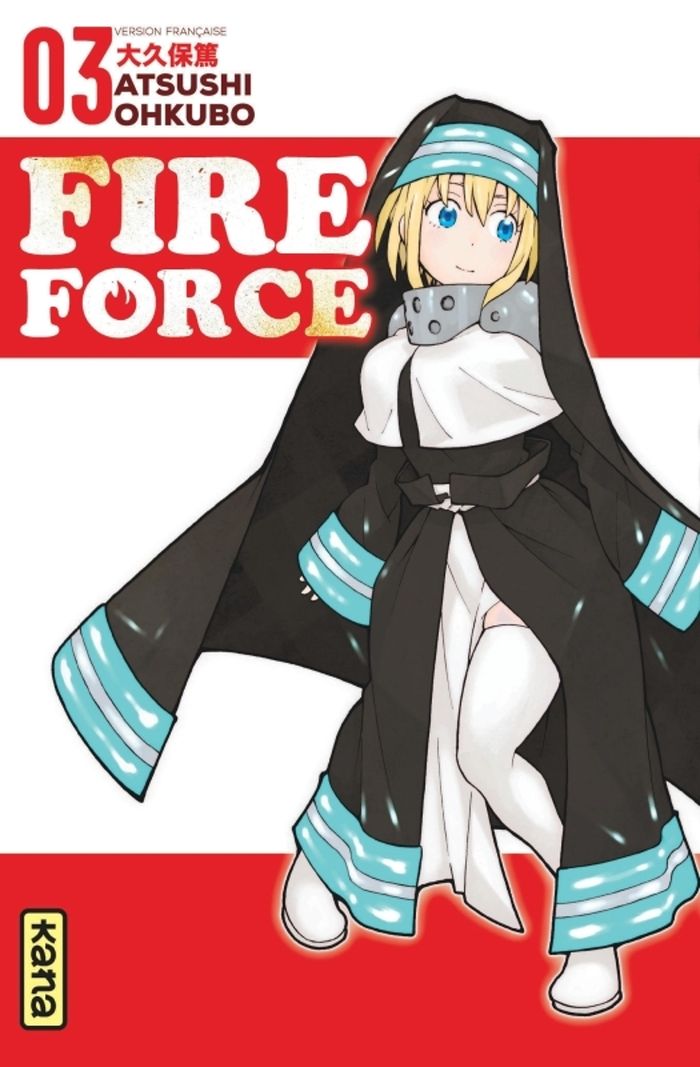 Couverture du livre « FIRE FORCE - TOME 3 » de Ohkubo Atsushi, librairie Les Contes Infusés à Corte