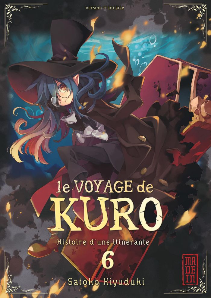 Couverture du livre « LE VOYAGE DE KURO - TOME 6 » de Kiyuduki Satoko, librairie Les Contes Infusés à Corte