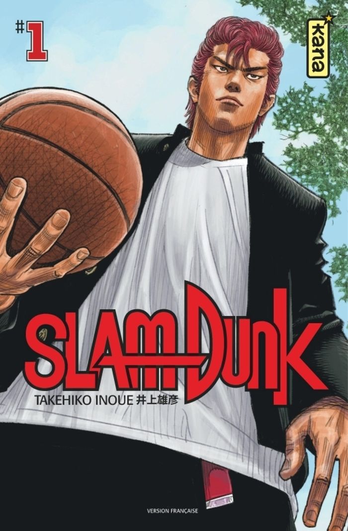 Couverture du livre « Slam dunk » de Takehiko Inoue, librairie Les Contes Infusés à Corte