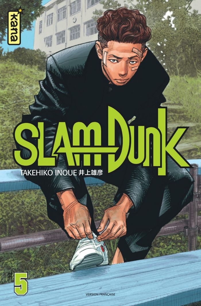 Couverture du livre « Slam dunk » de Takehiko Inoue, librairie Les Contes Infusés à Corte
