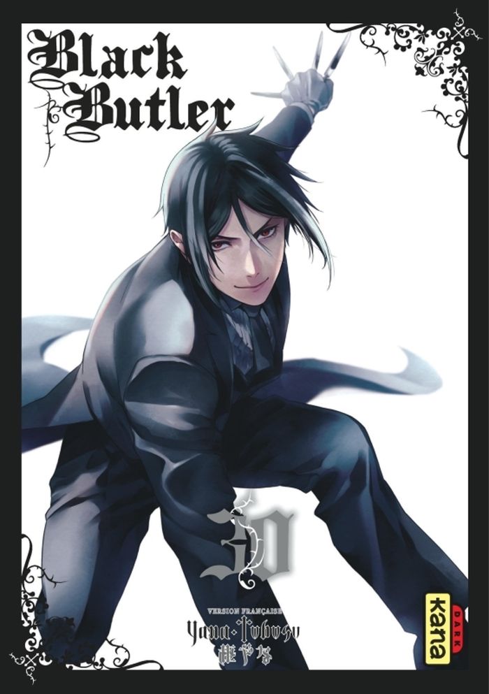 Couverture du livre « Black butler » de Yana Toboso, librairie Les Contes Infusés à Corte
