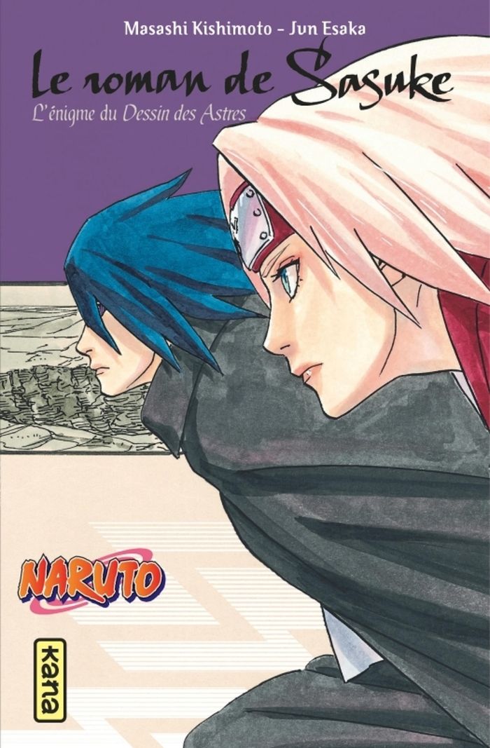 Couverture du livre « Le roman de Sasuke : l'énigme du dessin des astres » de Masashi Kishimoto, librairie Les Contes Infusés à Corte