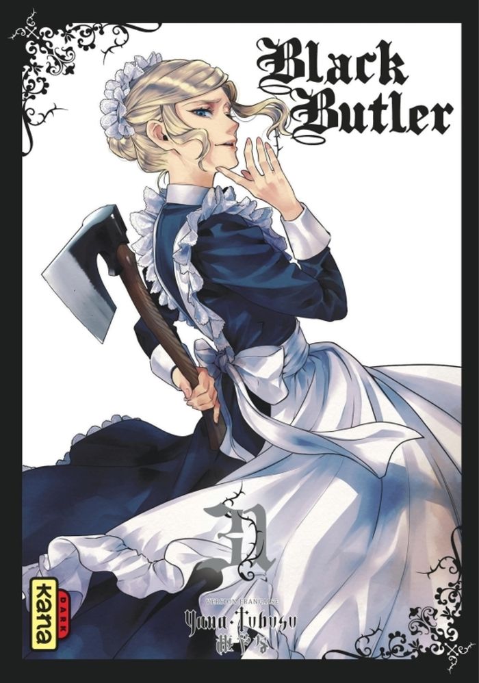 Couverture du livre « Black butler » de Yana Toboso, librairie Les Contes Infusés à Corte