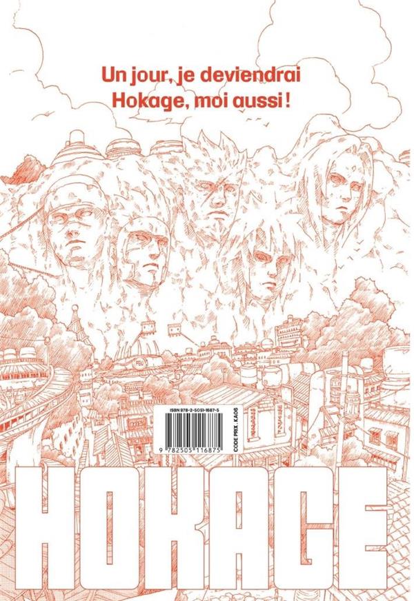 Quatrième de couverture de « Naruto »