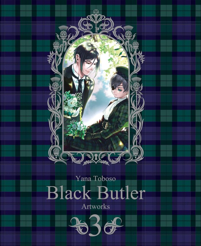 Couverture du livre « Black Butler : artworks » de Yana Toboso, librairie Les Contes Infusés à Corte