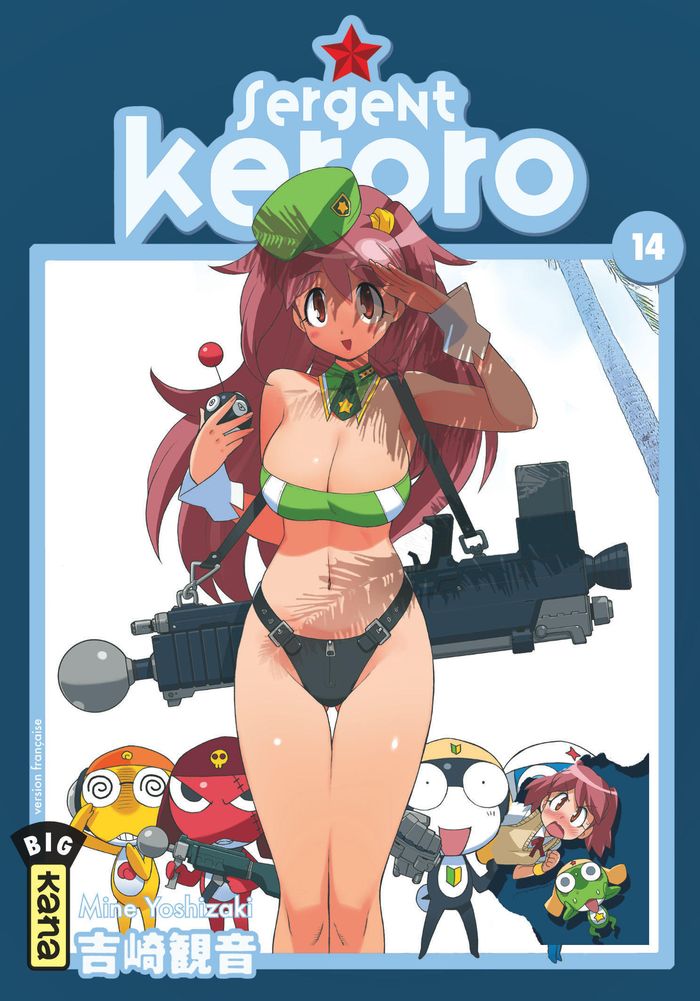 Couverture du livre « SERGENT KERORO - TOME 14 » de Yoshizaki Mine, librairie Les Contes Infusés à Corte