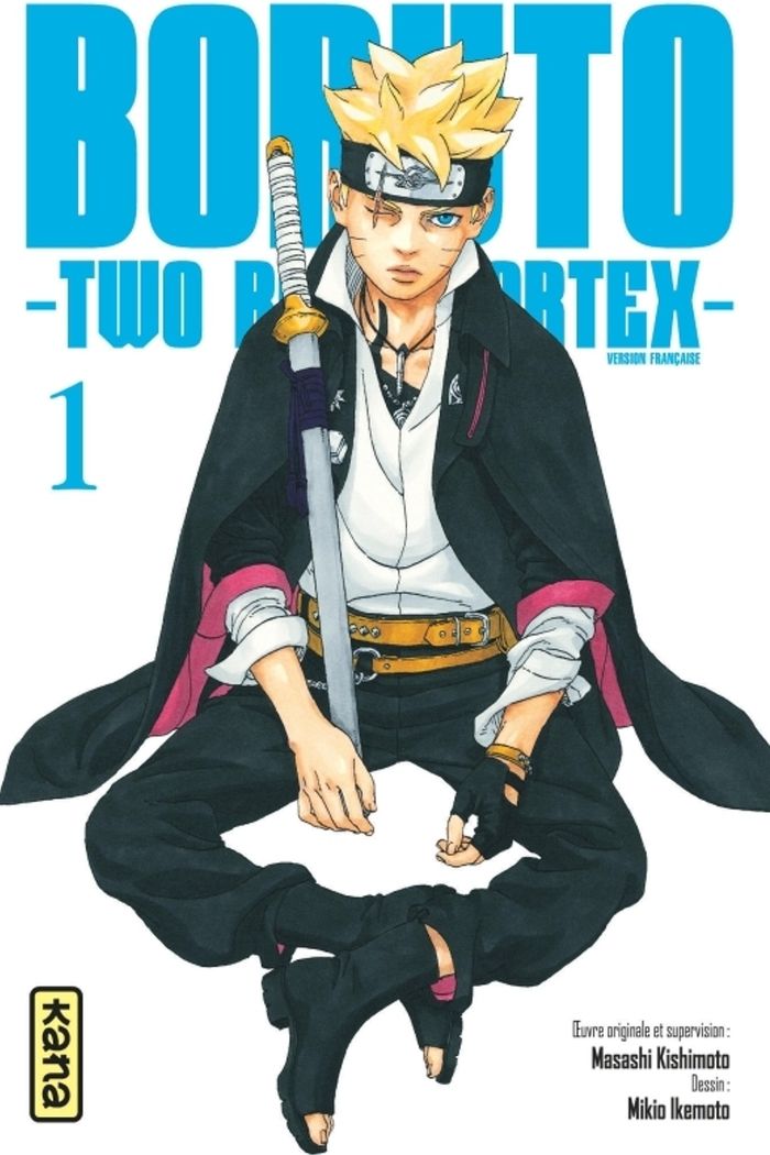Couverture du livre « Boruto : two blue vortex » de Masashi Kishimoto, librairie Les Contes Infusés à Corte