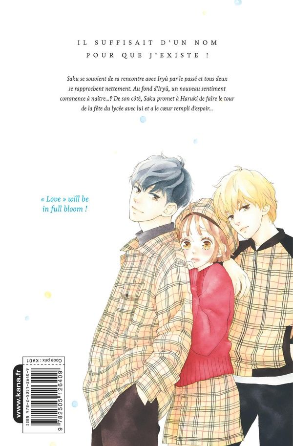 Quatrième de couverture de « Sakura, Saku »