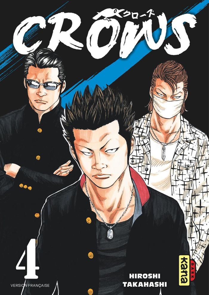 Couverture du livre « Crows » de Hiroshi Takahashi, librairie Les Contes Infusés à Corte