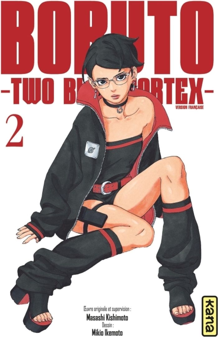 Couverture du livre « Boruto : two blue vortex » de Masashi Kishimoto, librairie Les Contes Infusés à Corte