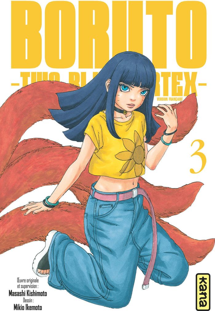 Couverture du livre « Boruto : two blue vortex » de Masashi Kishimoto, librairie Les Contes Infusés à Corte