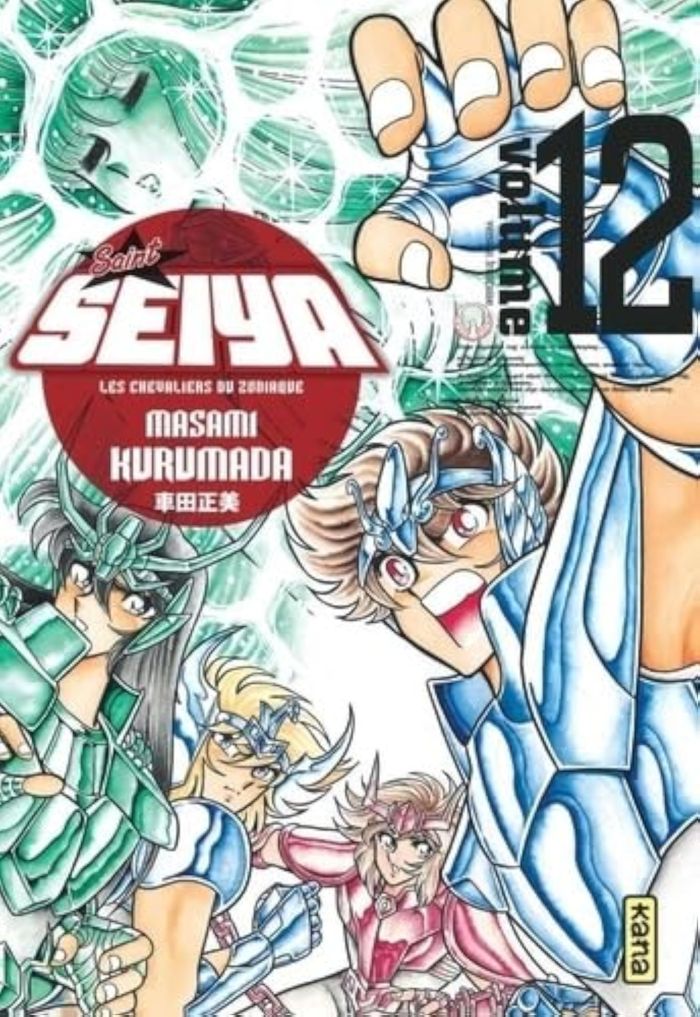 Couverture du livre « SAINT SEIYA - DELUXE (LES CHEVALIERS DU ZODIAQUE) - TOME 12 » de Kurumada Masami, librairie Les Contes Infusés à Corte