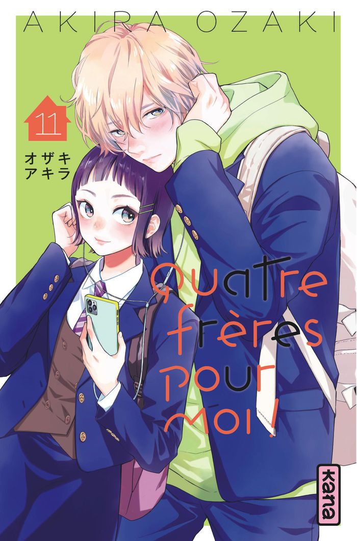 Couverture du livre « Quatre frères pour moi ! » de Akira Ozaki, librairie Les Contes Infusés à Corte