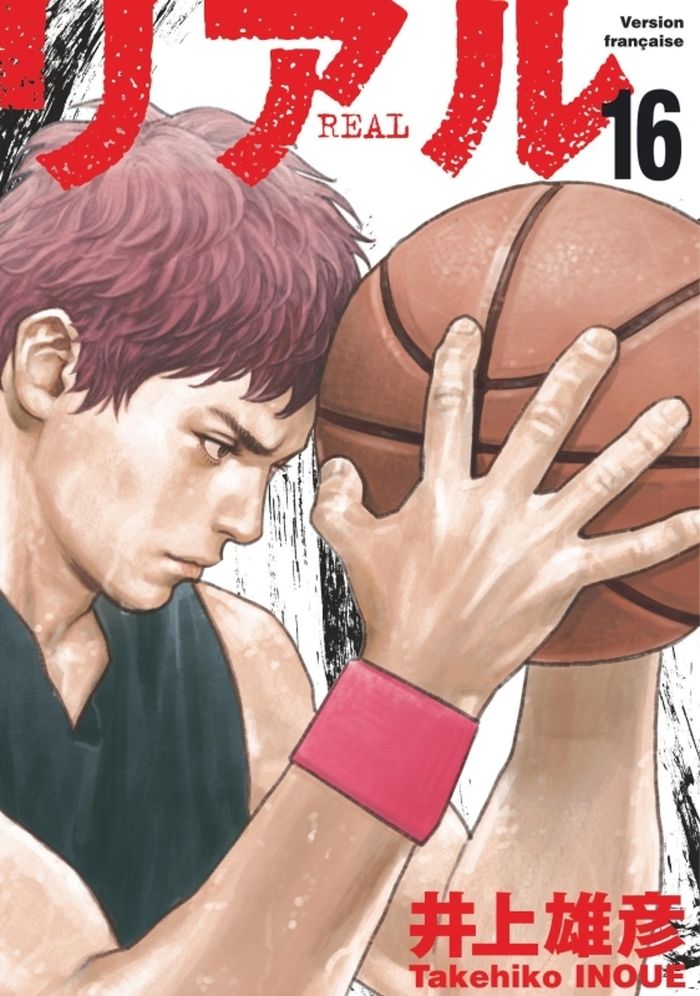 Couverture du livre « Real » de Takehiko Inoue, librairie Les Contes Infusés à Corte