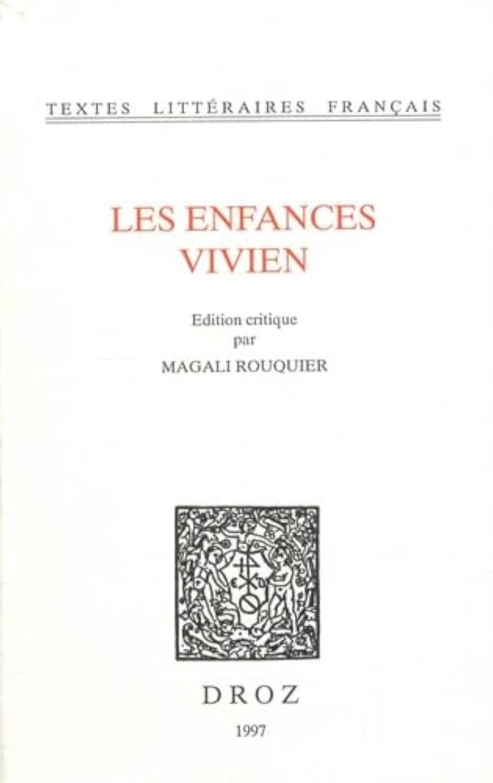 Couverture du livre « LES ENFANCES VIVIEN », librairie Les Contes Infusés à Corte