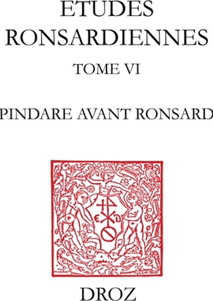 Couverture du livre « ETUDES RONSARDIENNES » de Jean-Eudes Girot, librairie Les Contes Infusés à Corte