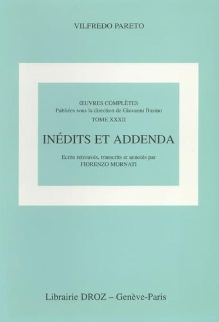 Couverture du livre « INEDITS ET ADDENDA. OEUVRES COMPLETES », librairie Les Contes Infusés à Corte