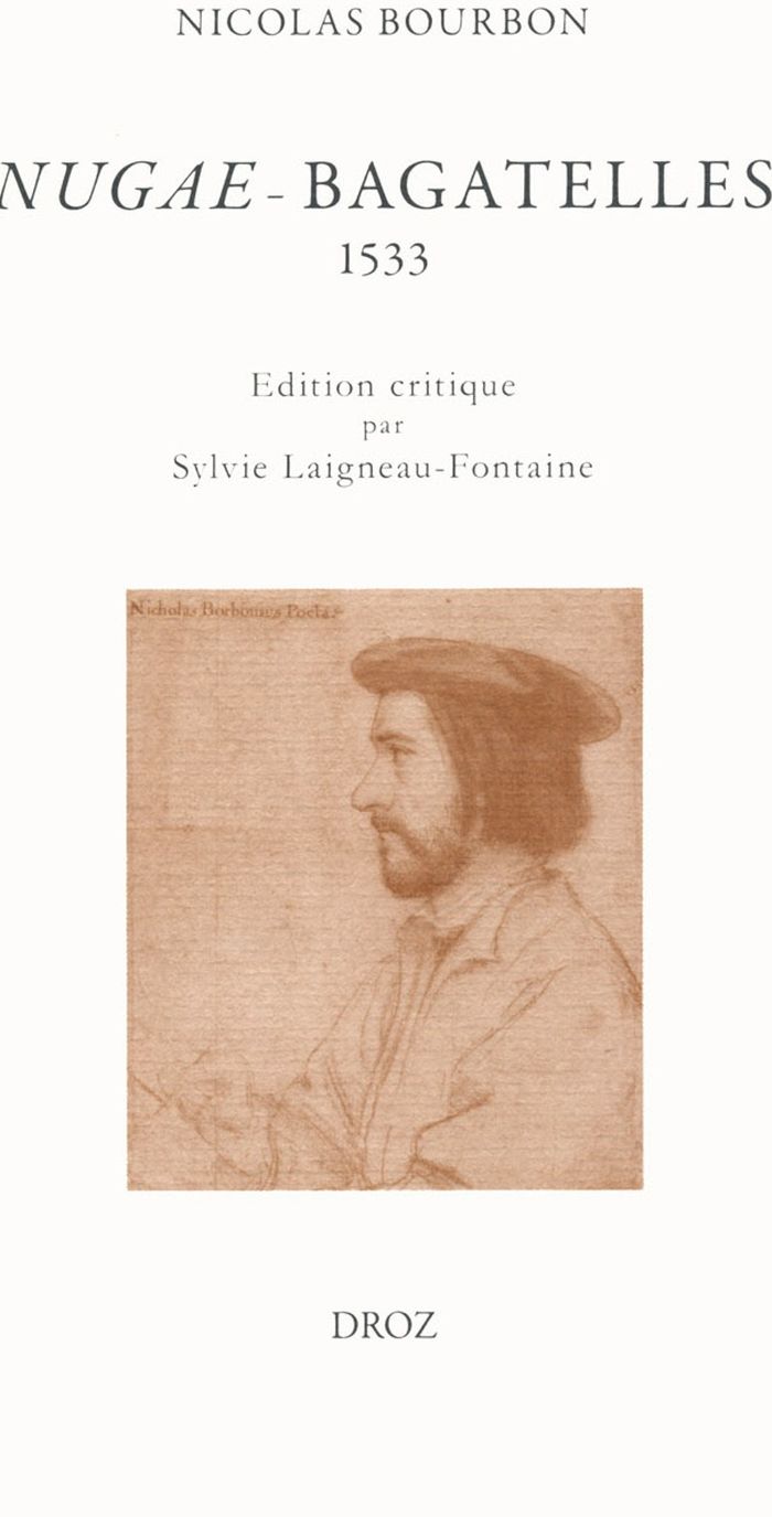 Couverture du livre « "NUGAE" (BAGATELLES) 1533 », librairie Les Contes Infusés à Corte