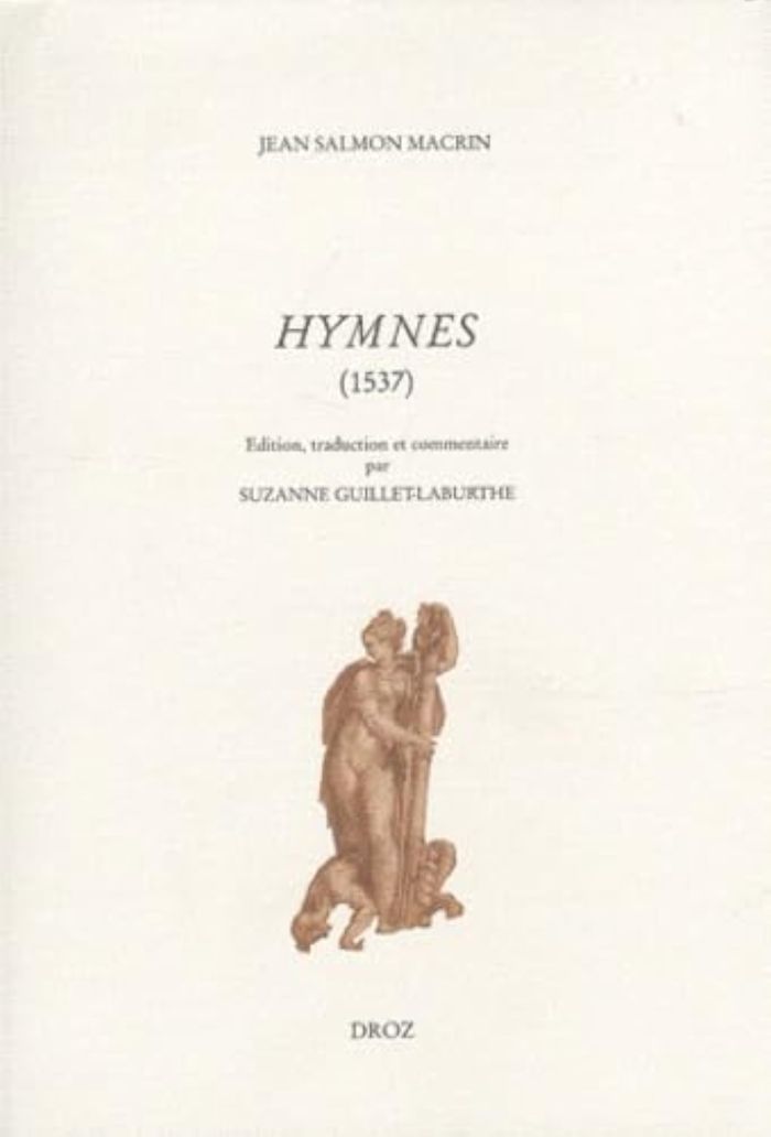 Couverture du livre « HYMNES (1537) » de Jean Macrin, librairie Les Contes Infusés à Corte