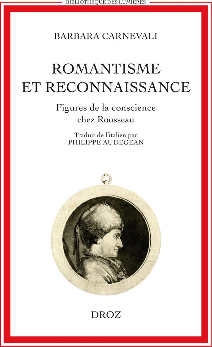 Couverture du livre « ROMANTISME ET RECONNAISSANCE » de Barbara Carnevali, librairie Les Contes Infusés à Corte