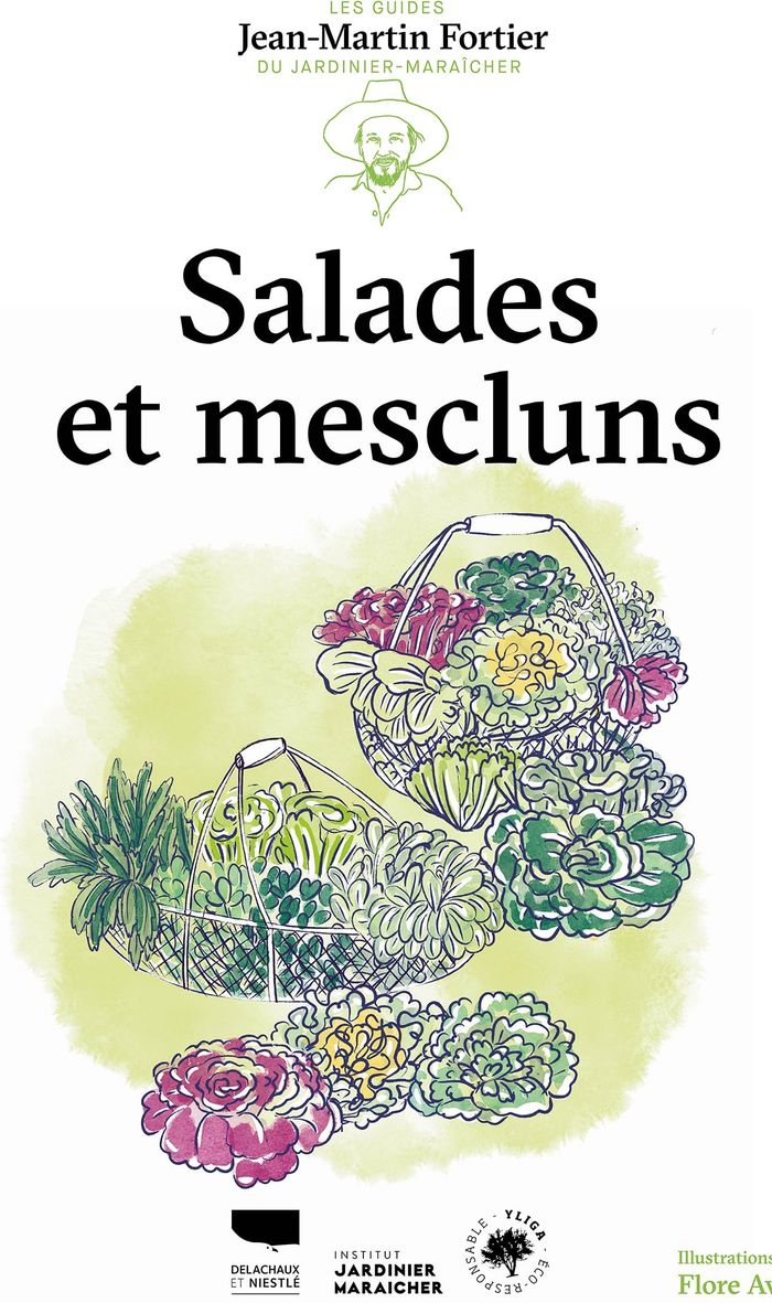 Couverture du livre « Salades et mescluns » de Jean-Martin Fortier, librairie Les Contes Infusés à Corte