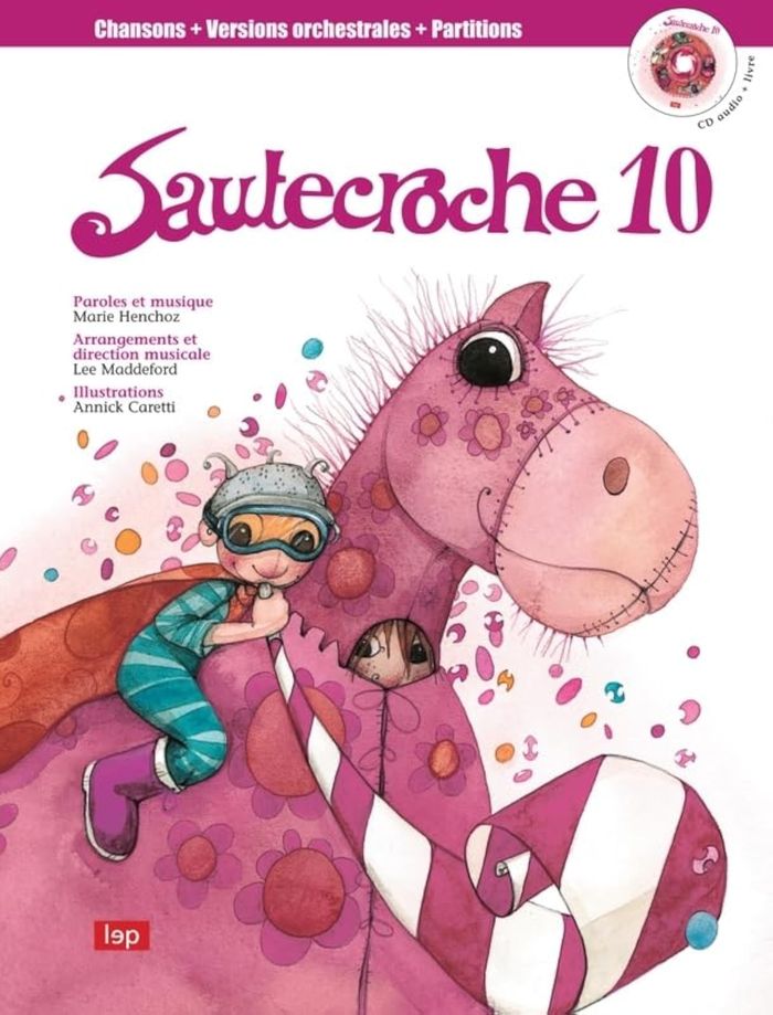 Couverture du livre « SAUTECROCHE 10 - LIVRE CD », librairie Les Contes Infusés à Corte